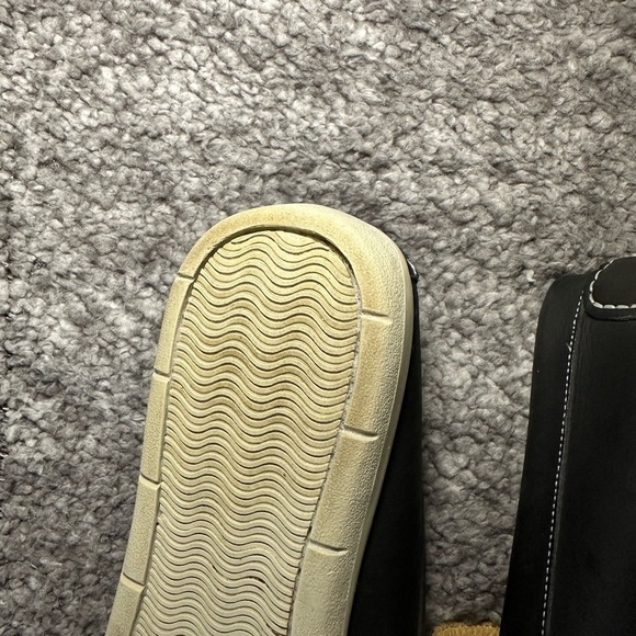 Mercanti Fiorentini Men's Navy Leather Loafers Size 12 - Picture 8 of 9